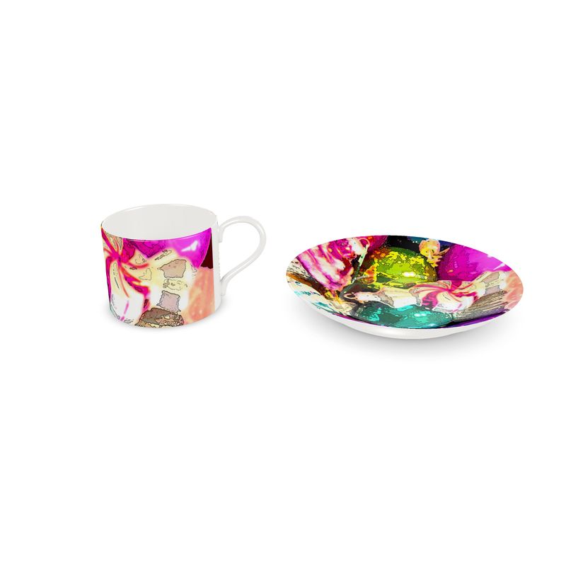 The Bright and Cheery Ones Bone China Cup and Saucer