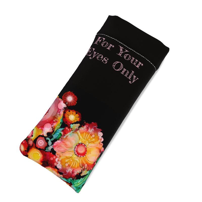 For Your Eyes Only Glasses Pouch