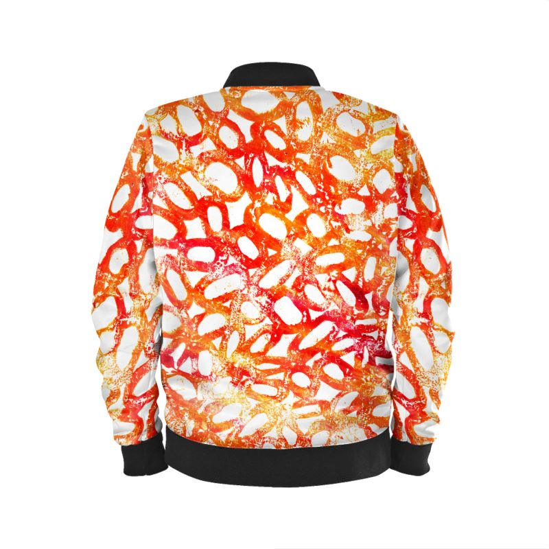 Creamsicle Circles Bomber Jacket