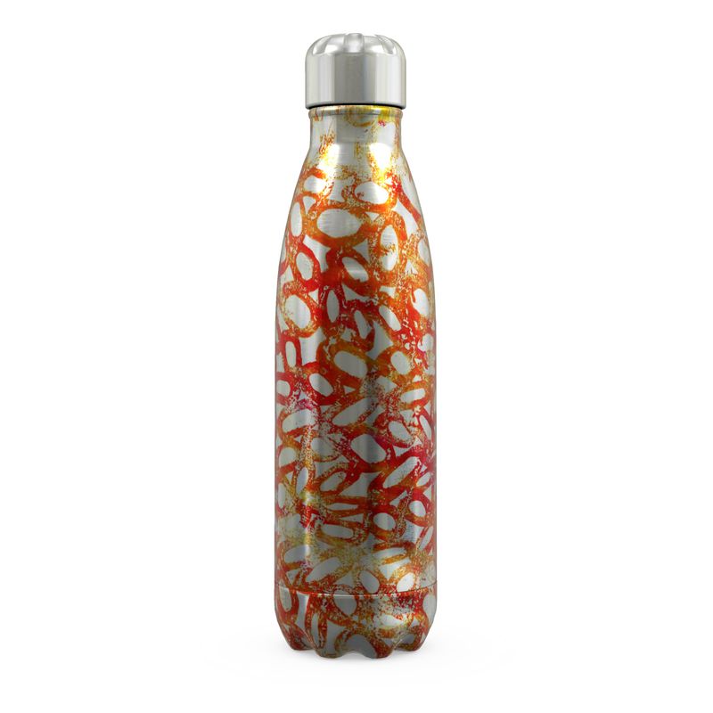 CREAMSICLE CIRCLES STAINLESS BOTTLE