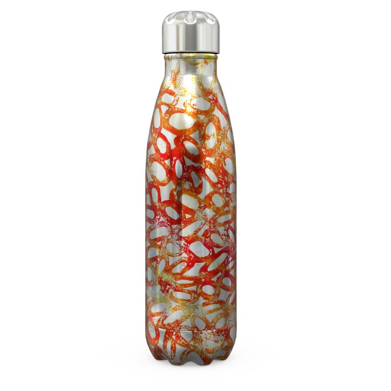 CREAMSICLE CIRCLES STAINLESS BOTTLE