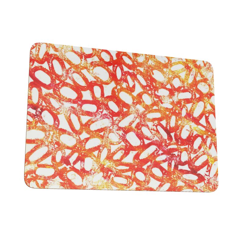 Creamsicle Circles Large Placemats