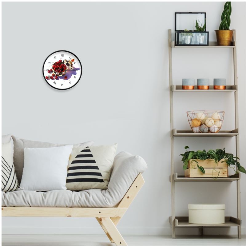 My Bowl of Cherries Wall Clock