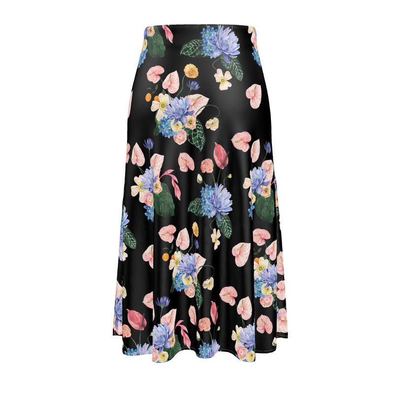 Midnight Garden Midi Skirt
